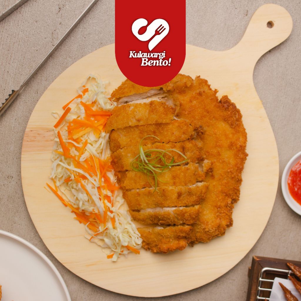 

[Promo] BENTO Chicken Katsu Daging Ayam Fillet ala Jepang Isi 4pcs Frozen Food by Kulawargi