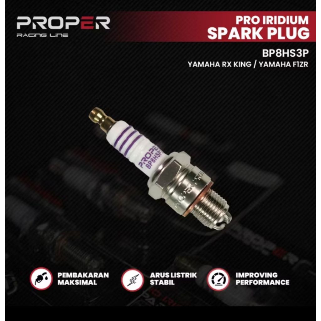 busi proper irdium RX king FIzr FIzr spark plug busi motor pro irdium proper racing line