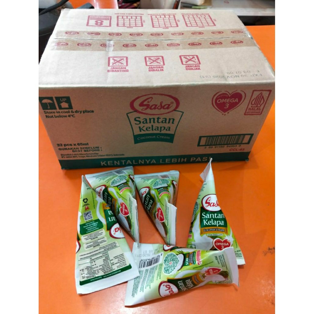 

[TERMURAH SANTAN EXP th 2026} Santan MAMA KOKO/santan SASA instant/Santan LEZZA kemasan 65 ml termurah