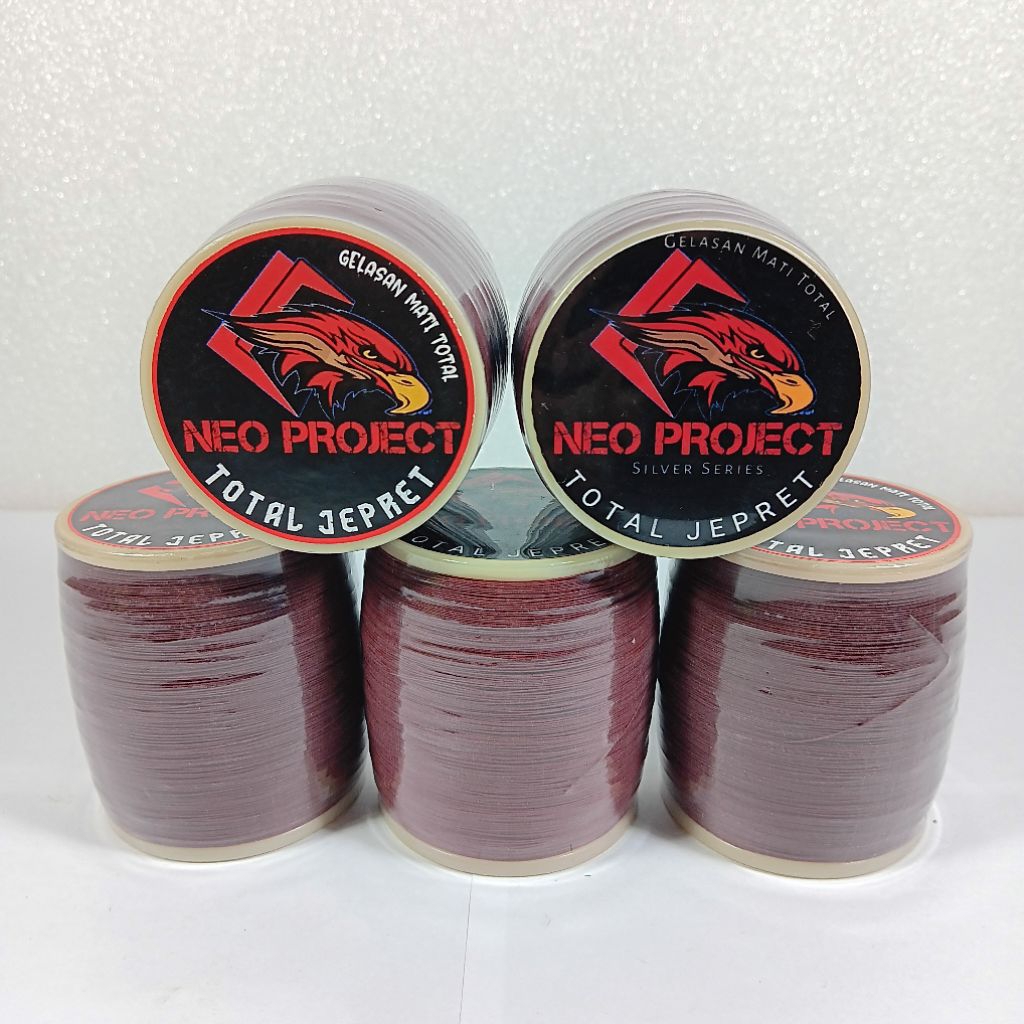 Benang Senar Gelasan Tasi Layangan Cap Neo Project 0,18 Klos 2000 Yard