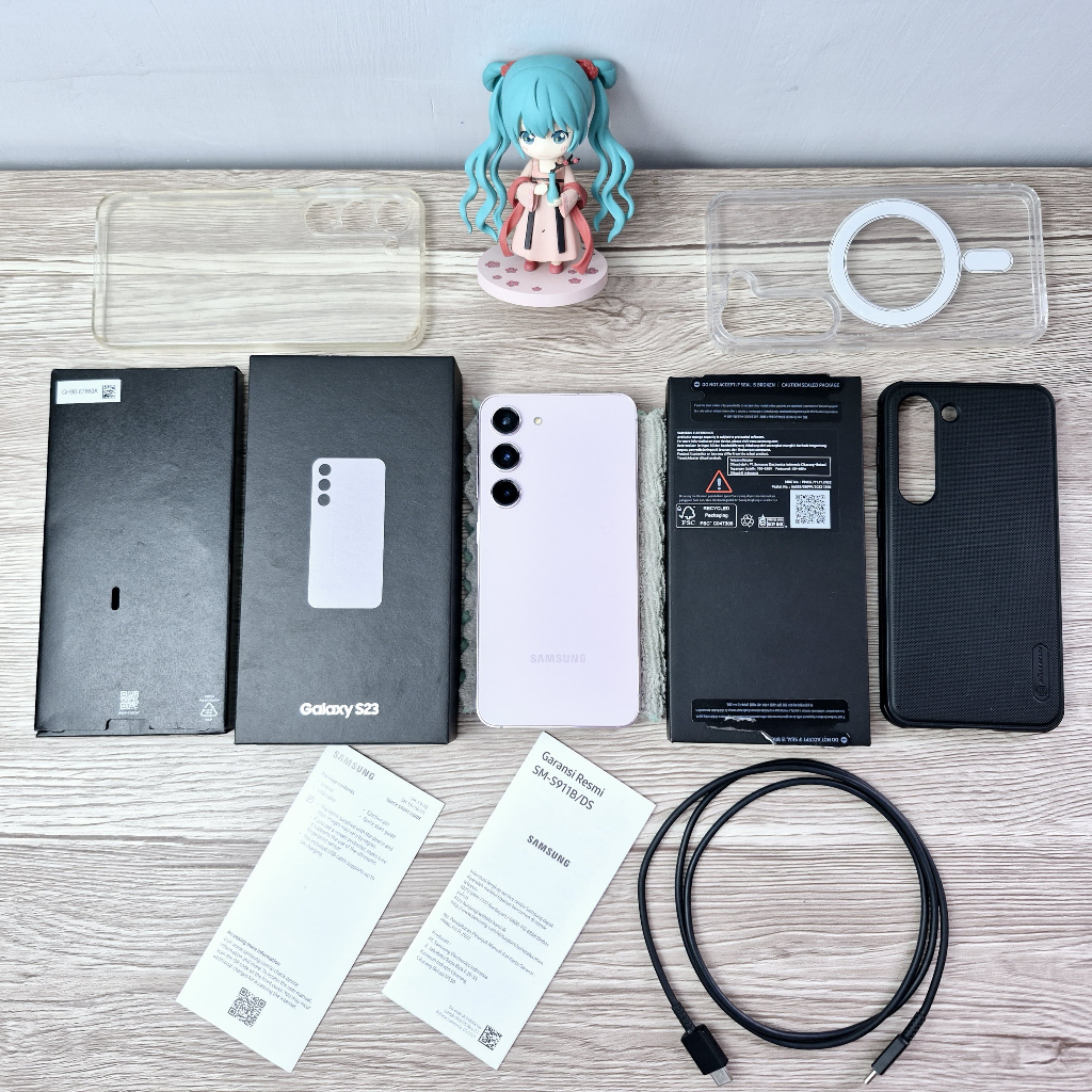 Samsung S23 5G 8/256 Resmi SEIN Original Bekas Semua Fungsi Normal LCD Bercak Putih