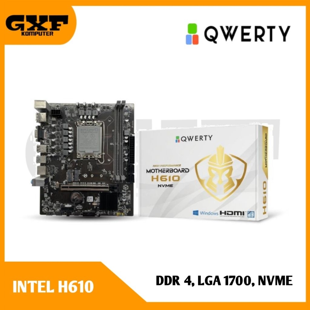 Motherboard Qwerty H610 LGA 1700 NVME