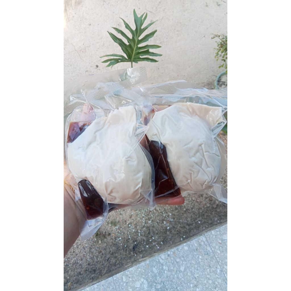 

pempek selam ( 1 telor utuh )