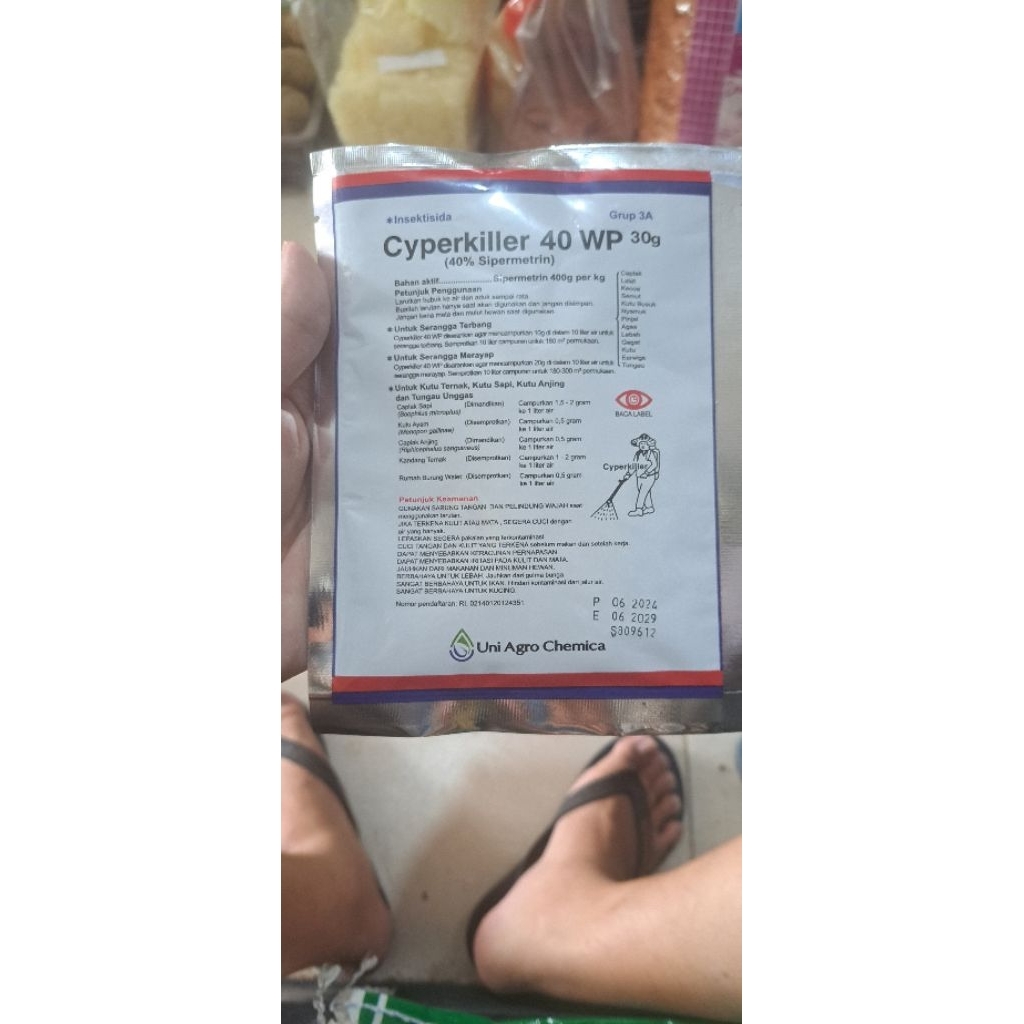 CyperKiller 40WP isi 30g Pembasmi Jamur, Kutu Daun