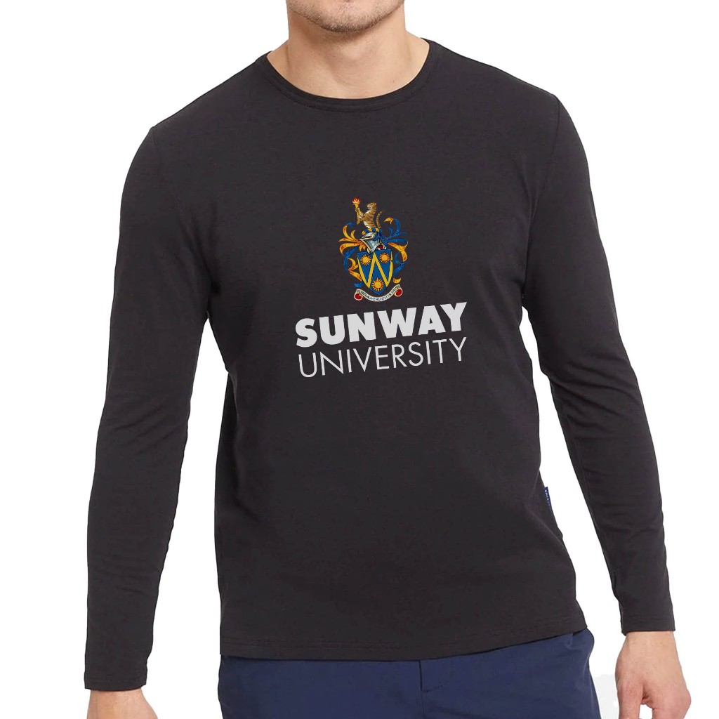 Kaos Lengan Panjang SUNWAY University Malaysia Long sleeve t-shrit