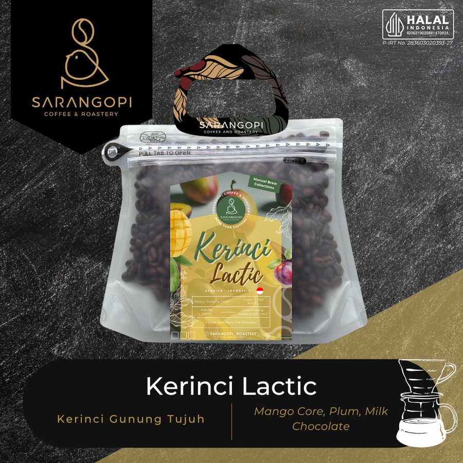 

Trosten x Sarangopi Roastery Coffee Beans Kerinci Lactic NA @200 gr