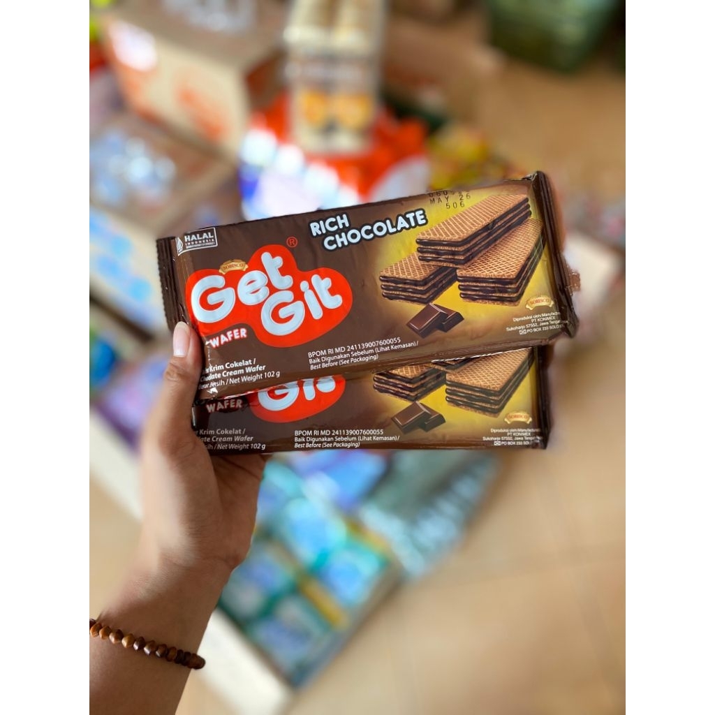 

1 DUS GET GIT WAFER ISI 24 PCS 102 GRAM