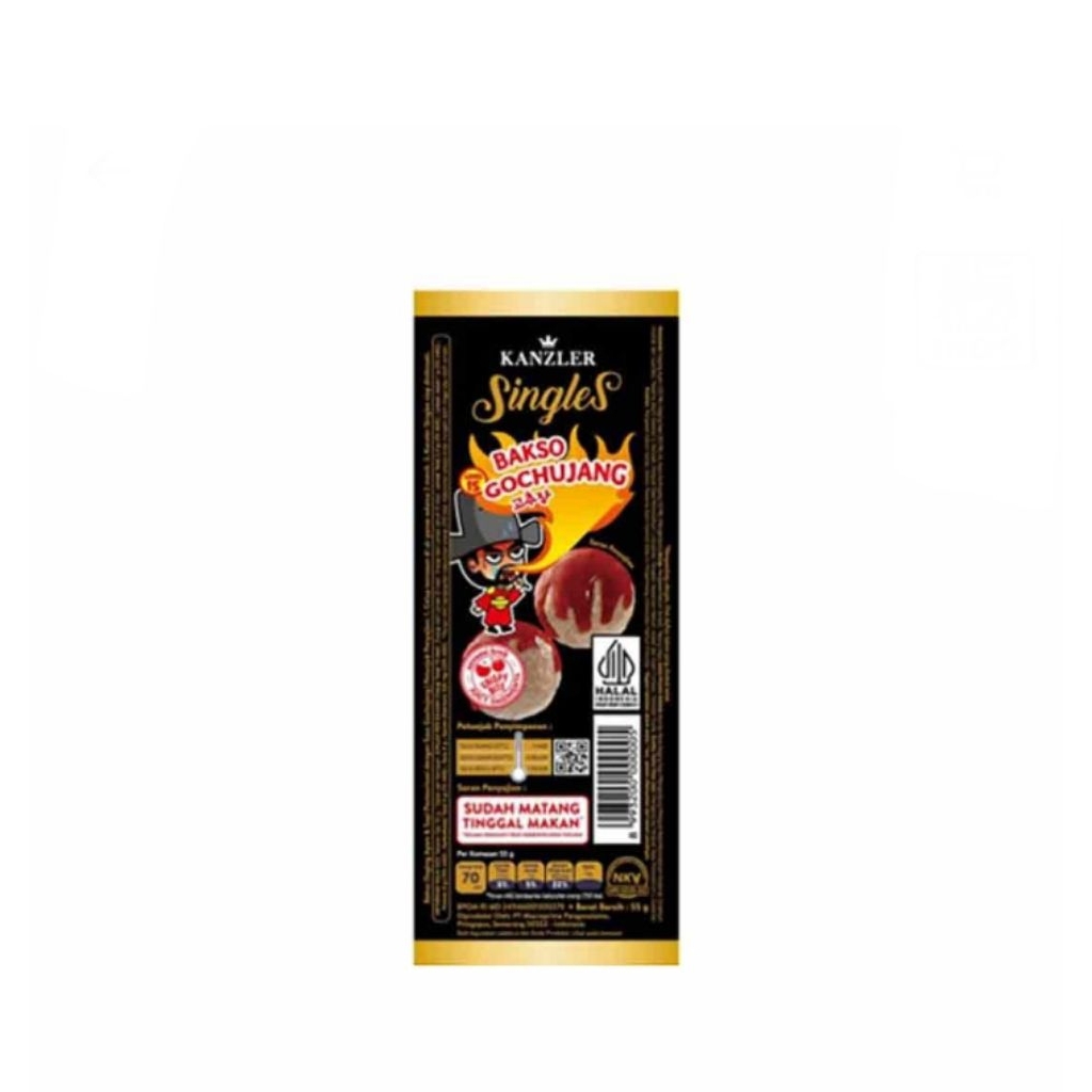 

kanzler bakso singles gochujang pack 55 gr