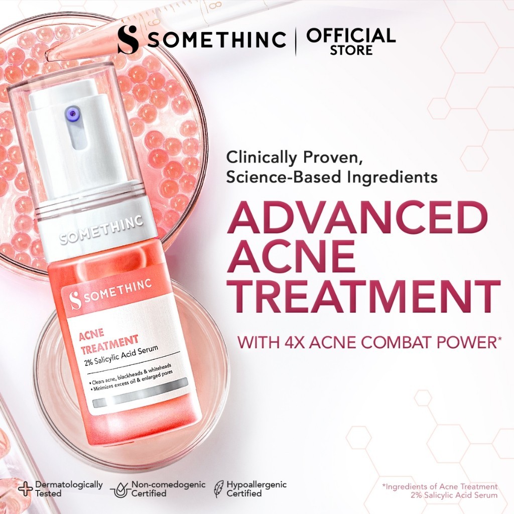 Somethinc Acne Treatment 2% Salicylic Acid Serum 20ml Meredahkan Jerawat Obat Jerawat