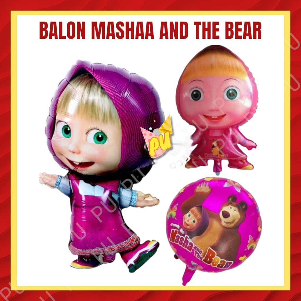 Balon MASHA AND THE BEAR / Balon Foil Masha And The Bear