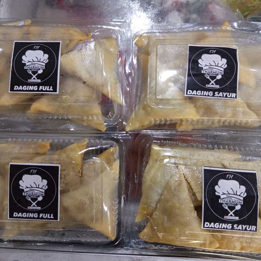 

h Samosa Frozen isi Daging, Sayur, isi 10 pcs e Beef