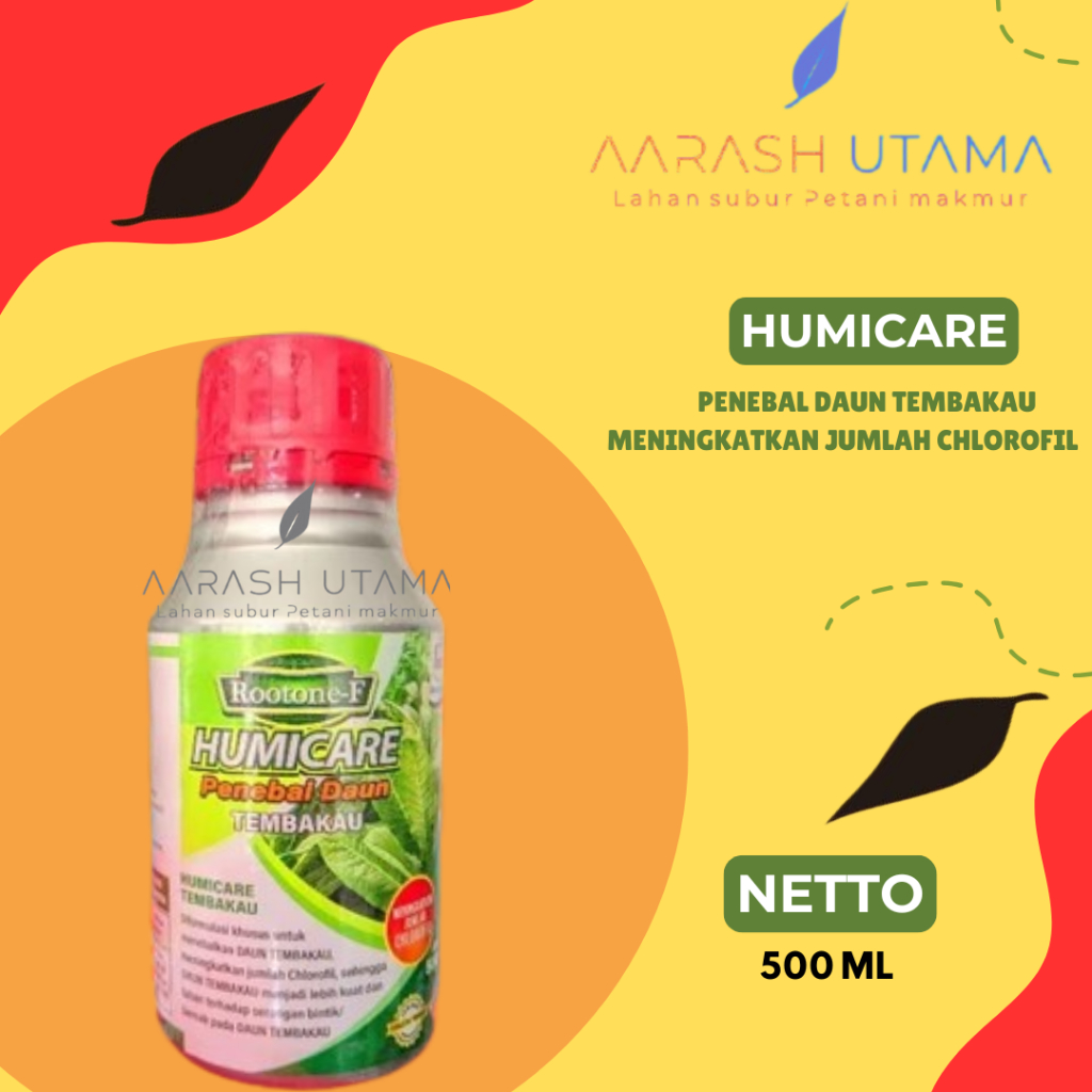 Humicare / ROOTONE-F HUMICARE PENEBAL DAUN TEMBAKAU DAN MENINGKATKAN JUMLAH CHLOROFIL 500ML