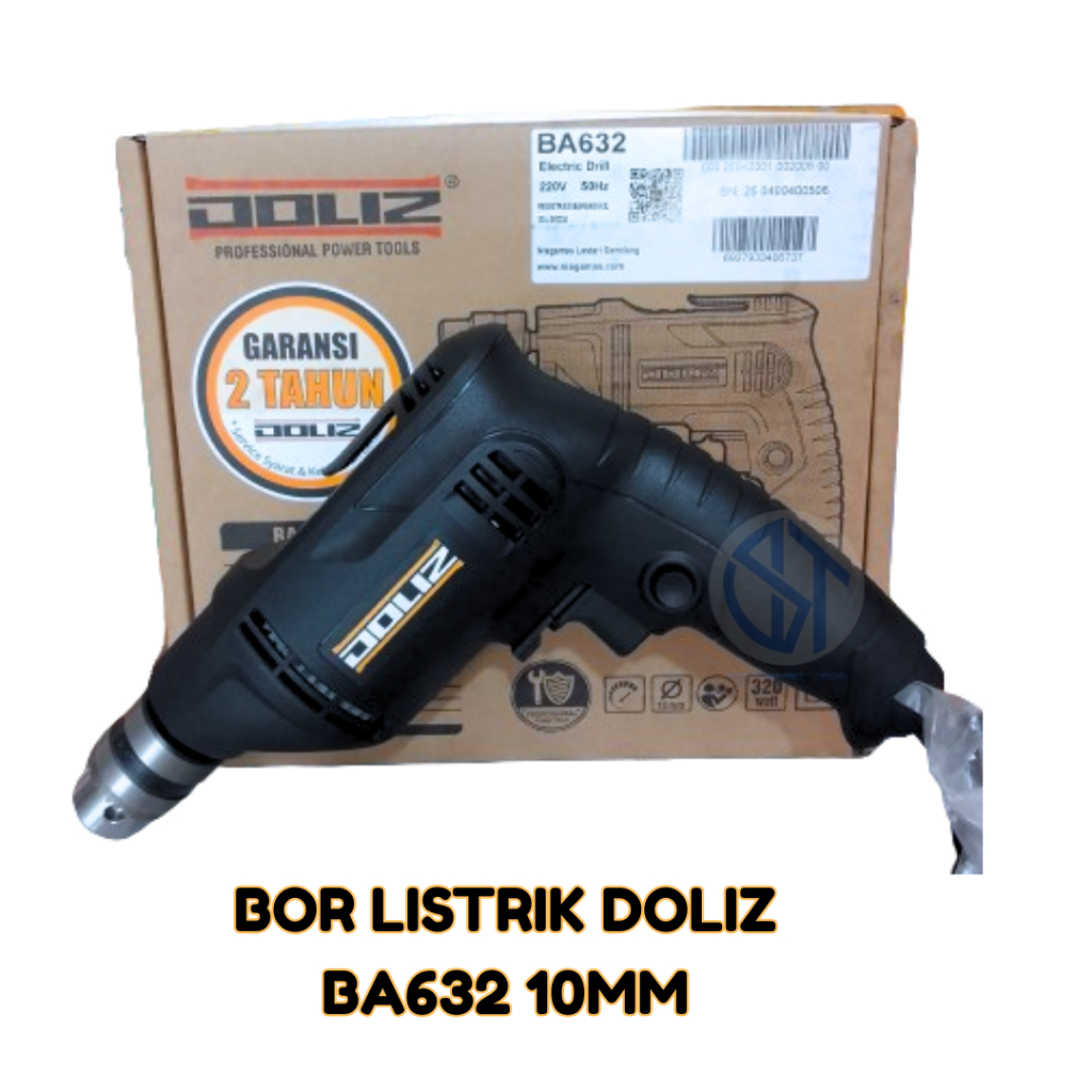 MESIN BOR TANGAN LISTRIK 10 MM DOLIZ BA632 BOR LISTRIK 10MM DOLIZ BA 632