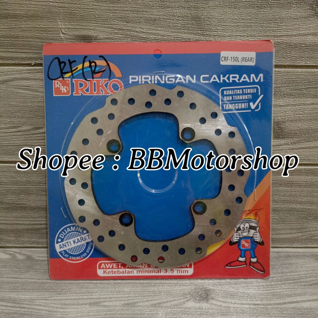 Piring Cakram Piringan Disc Cakram Rem Belakang CRF150 CRF 150 CRF 150L