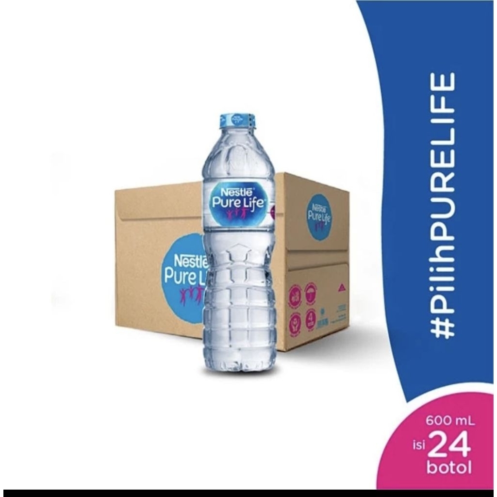 

nestle pure life TANGGUNG 600ml dus