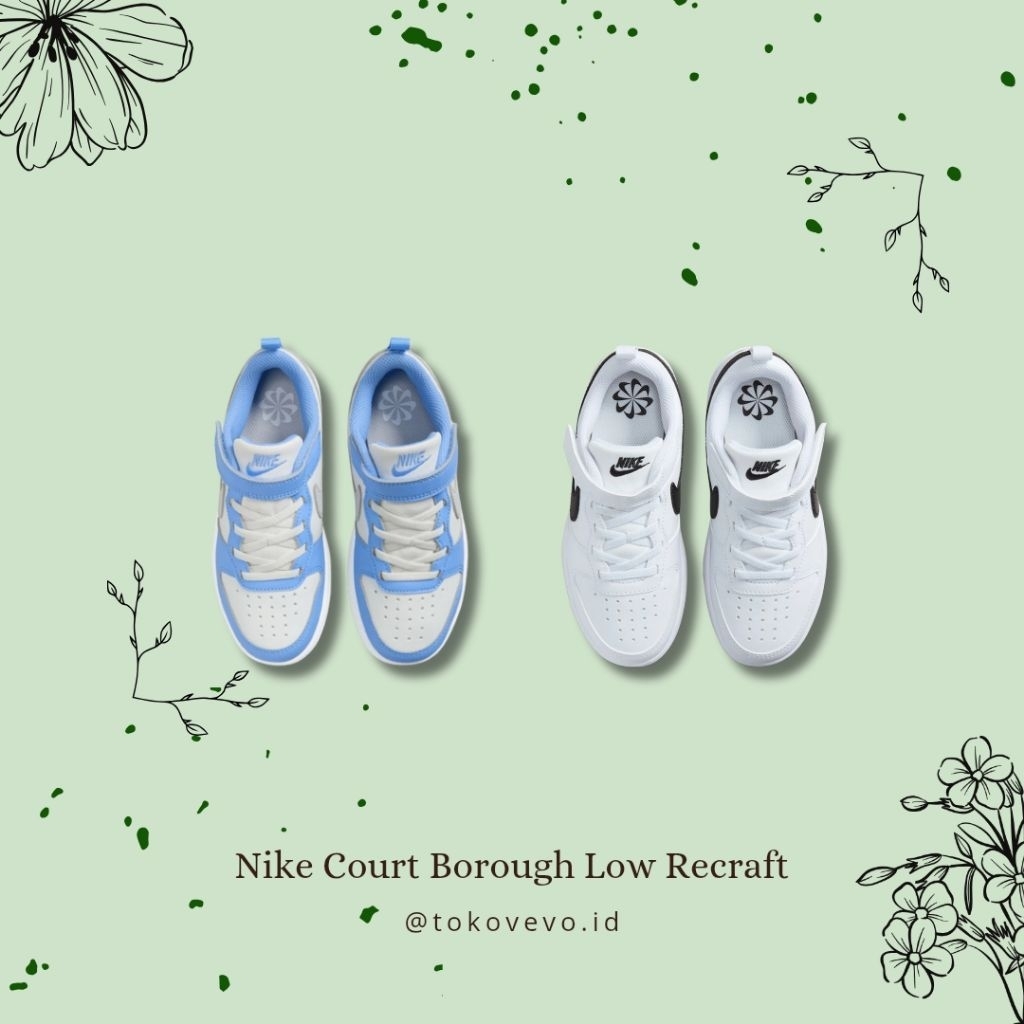 Nike Court Borough Recraft Shoes - Sepatu Nike Anak Original