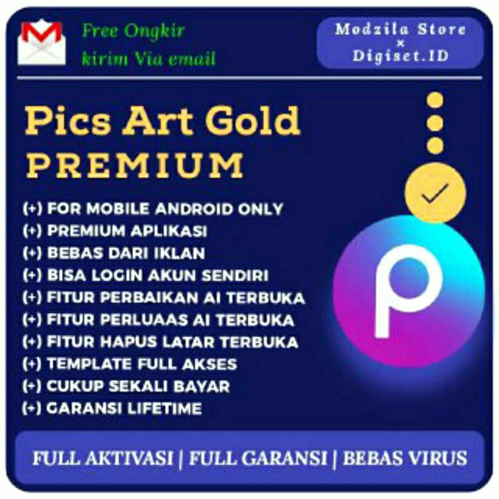 Lifetime PicsArt Aplikasi PicsArt Photo Editor Pro - Digiset.id
