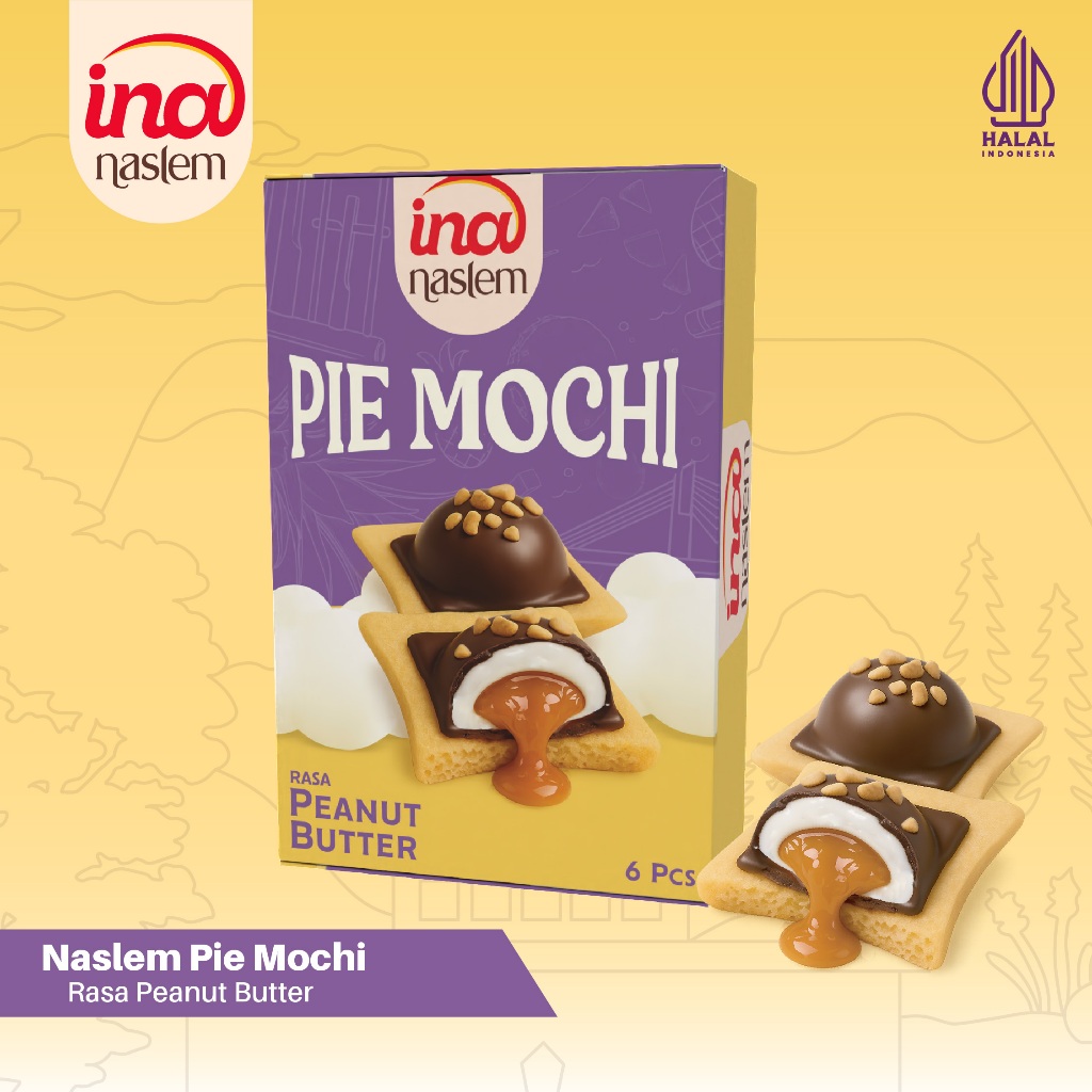 

Pie Mochi Naslem Peanut Butter Oleh-Oleh Bandung by Ina Cookies