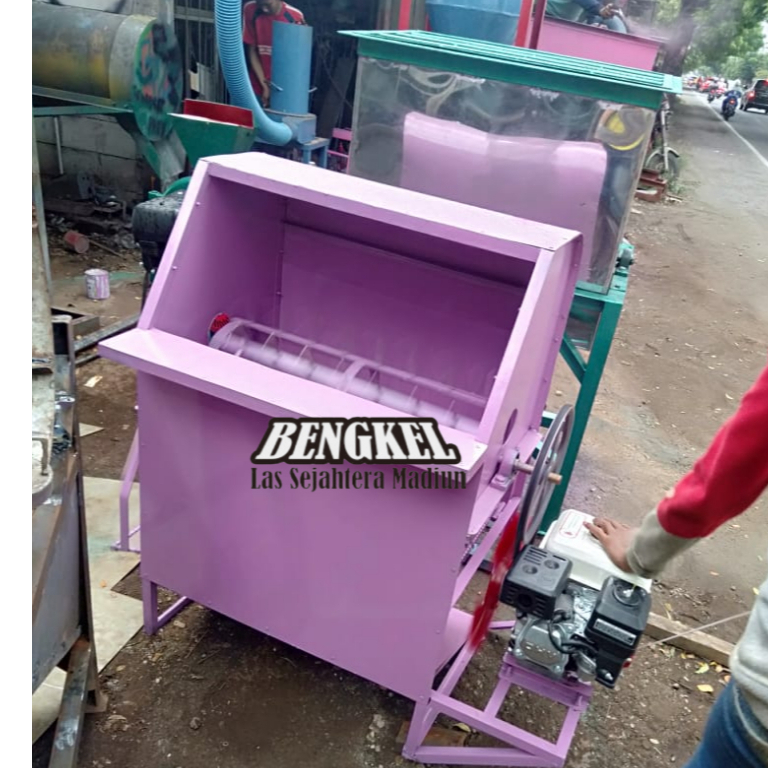 Mesin Perontok Padi (Herek) Komplit Penggerak