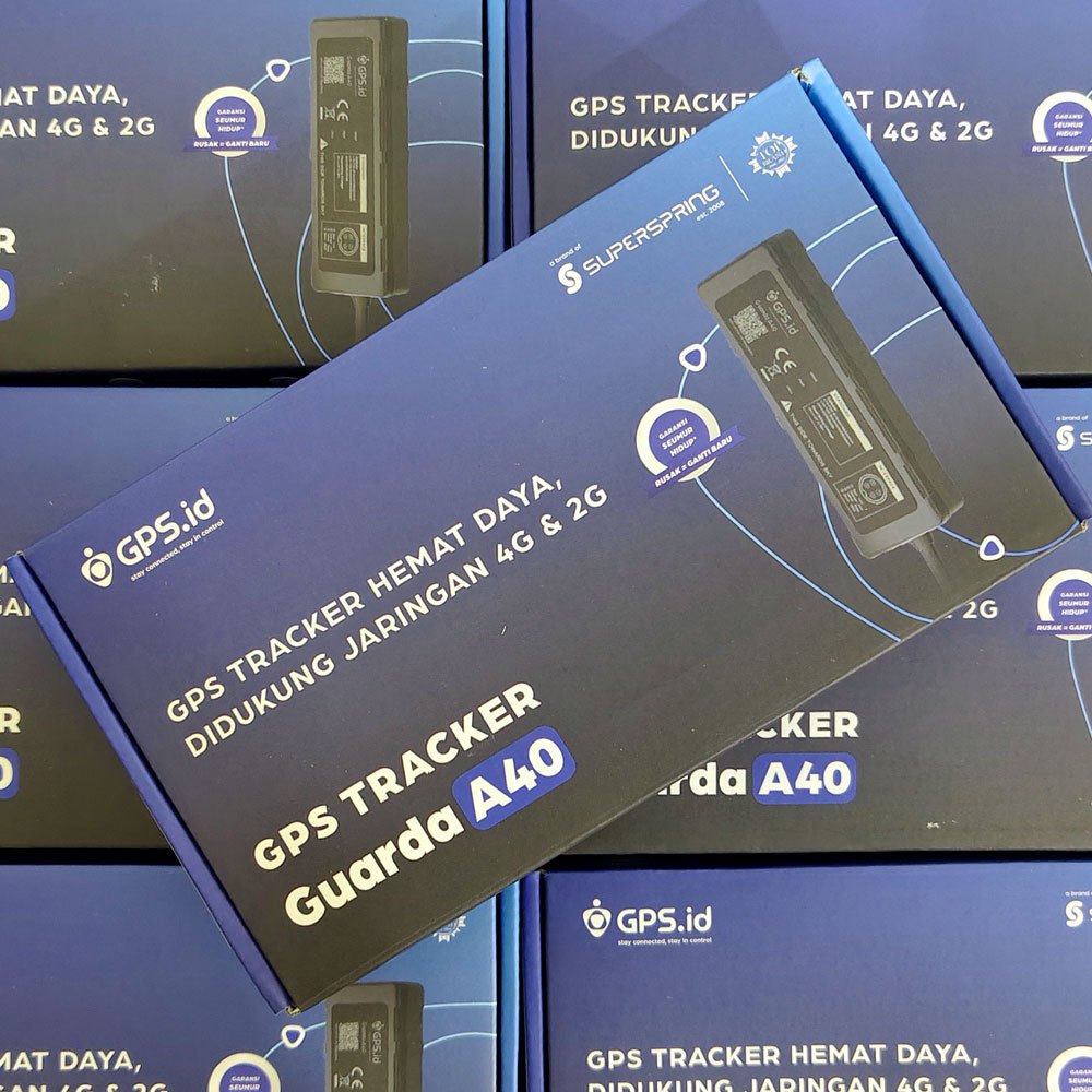 SUPERSPRING GPS TRACKER GUARDA A40 (Untuk motor)