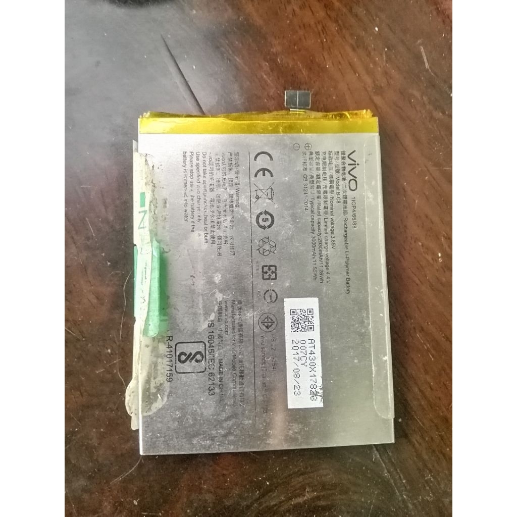 baterai batere vivo y69 original cabutan 100 %