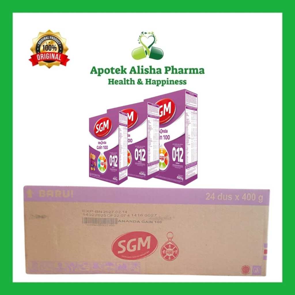 

SGM Ananda Gain 100 Ungu 0 - 12 bulan 400gr Karton