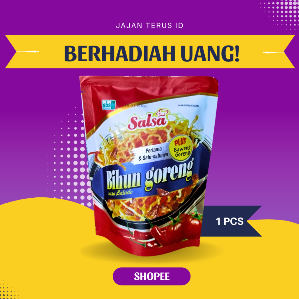 

Salsa Bihun Goreng Crispy + Snack Salsa – Gurih & Berhadiah Uang - Cemilan Viral
