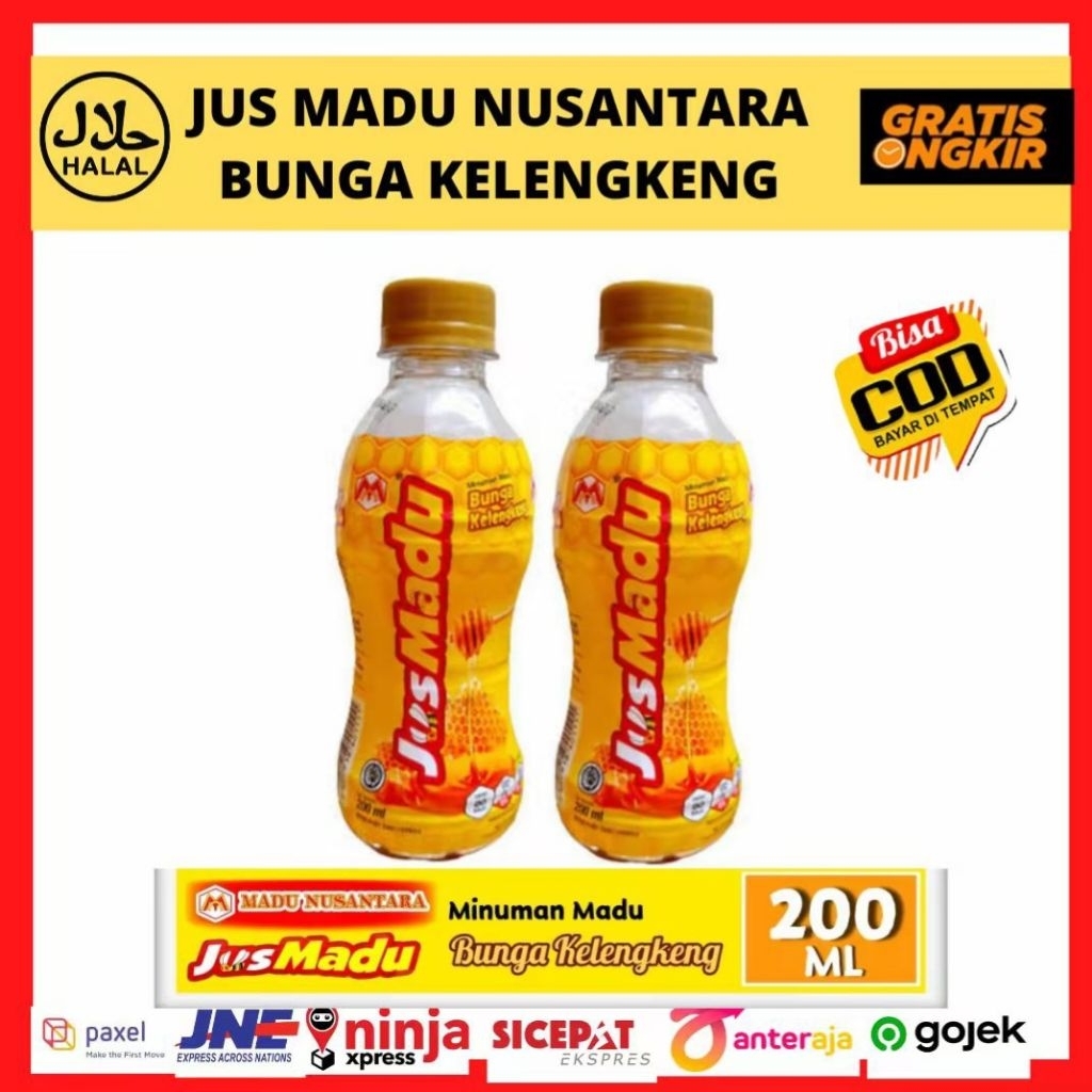 

Jus Madu Nusantara Minuman Madu 200 ml
