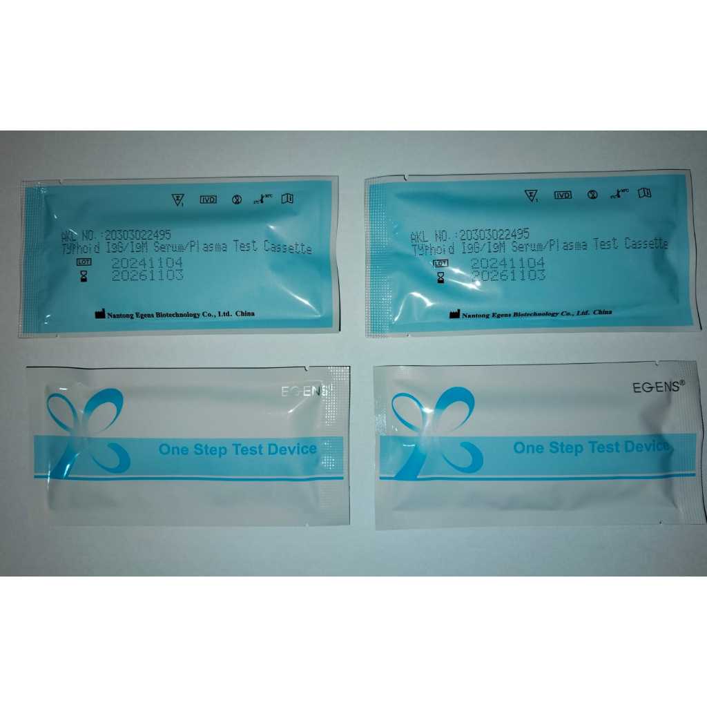 Alat Test Typhoid IgG IgM (Salmonella) Cassette Murah EGENS - Satuan