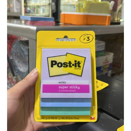 

3M Post-it 3321-SSBLU Super Sticky Notes Blue Hour 76 x 76 mm 135 Sheets