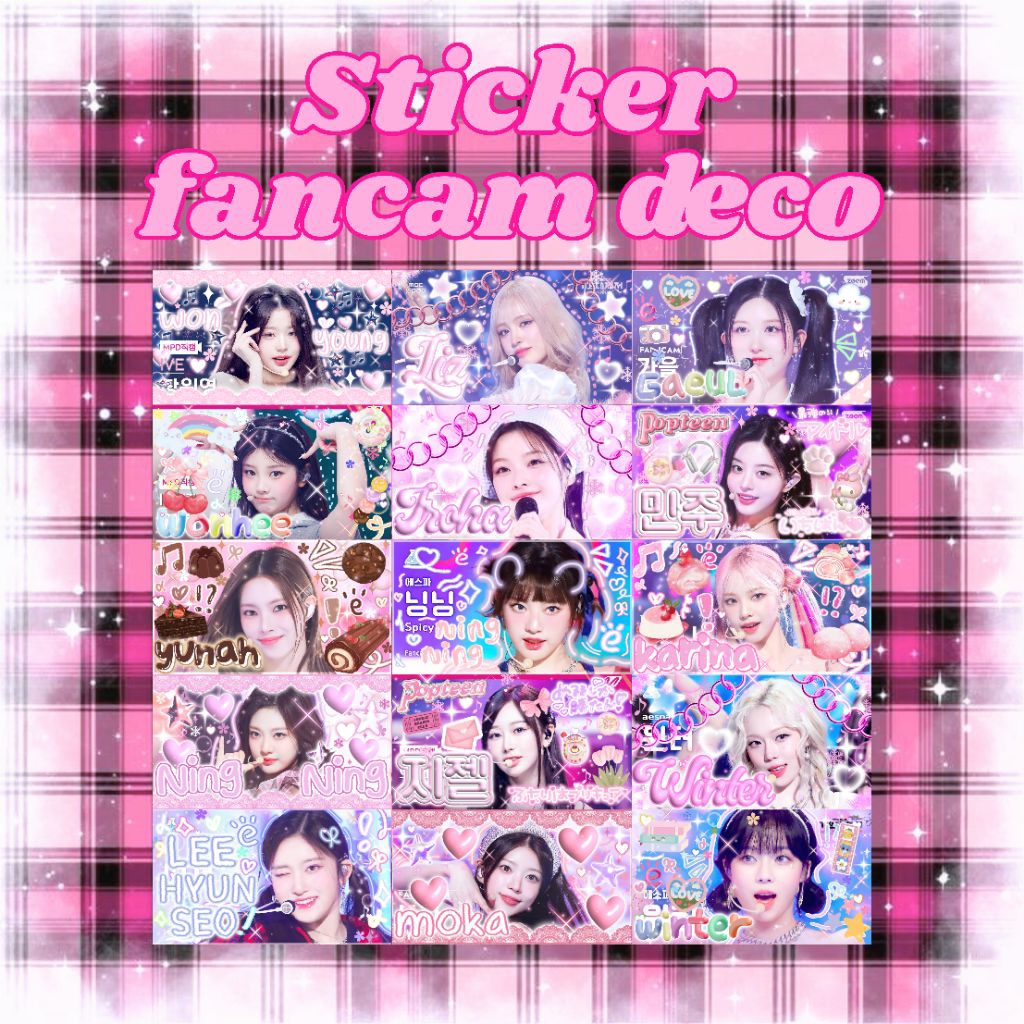 

Sticker ending fairy deco kpop / Sticker Thumbnail Fancam kpop untuk freebies ala selkor