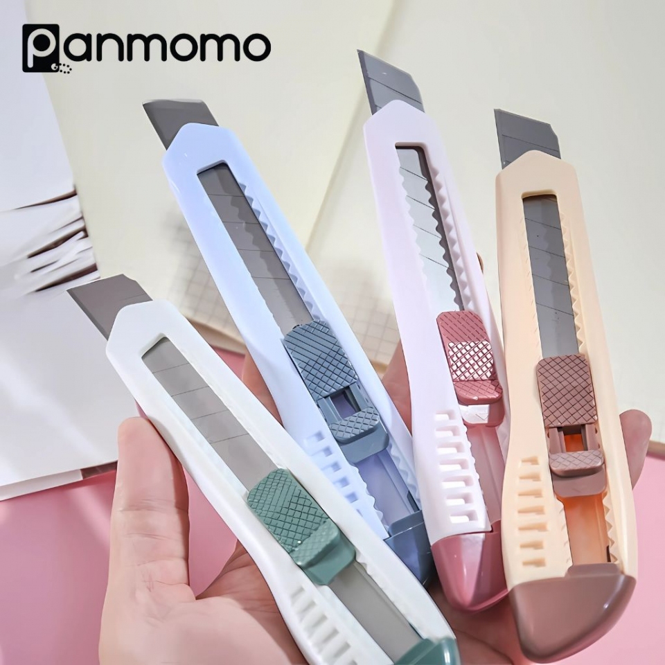 

PANMOMO Soft Color Cutter - Pisau Cutter - Pisau Ukir Knife Pemotong Kertas Alat Tulis Stationery