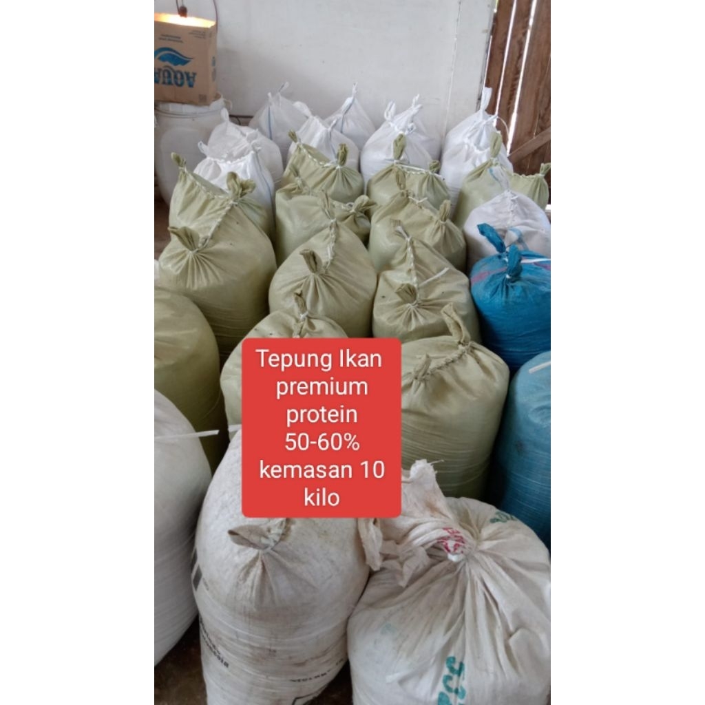 

Tepung Ikan Tinggi Protein kemasan 10kg