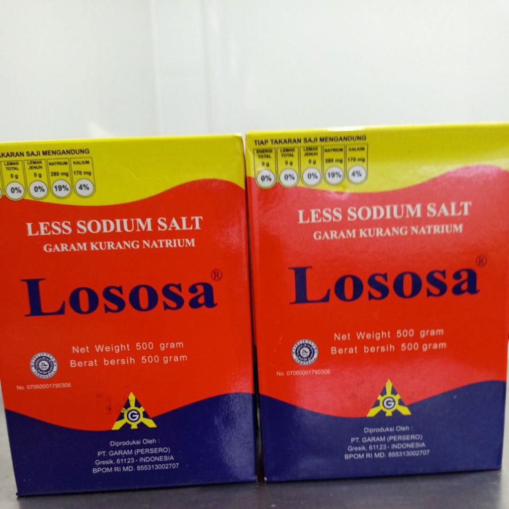 

LOSOSA LESS SODIUM SALT (GARAM KURANG NATRIUM) 500gr