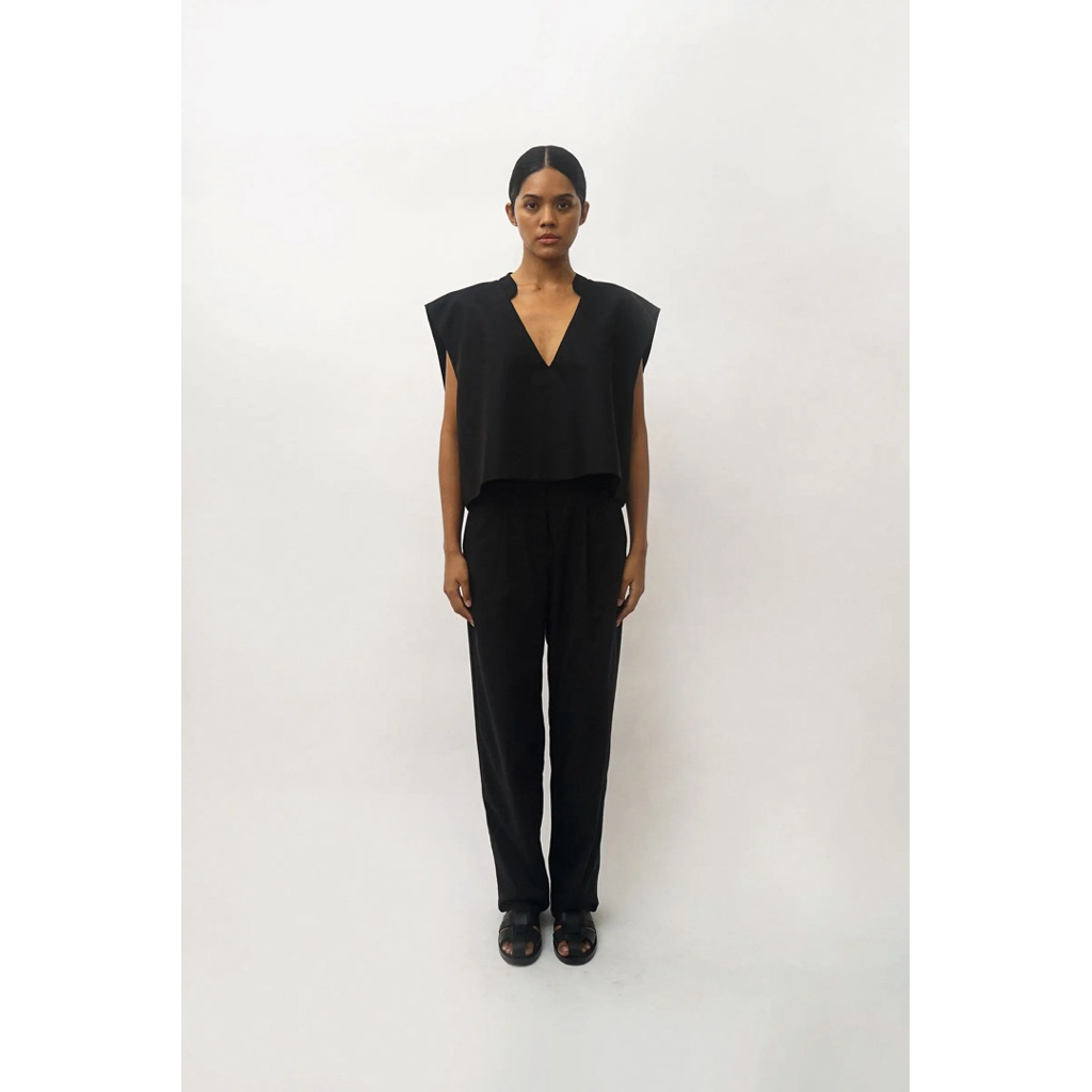 Masshiro&Co Haneen Bib Black