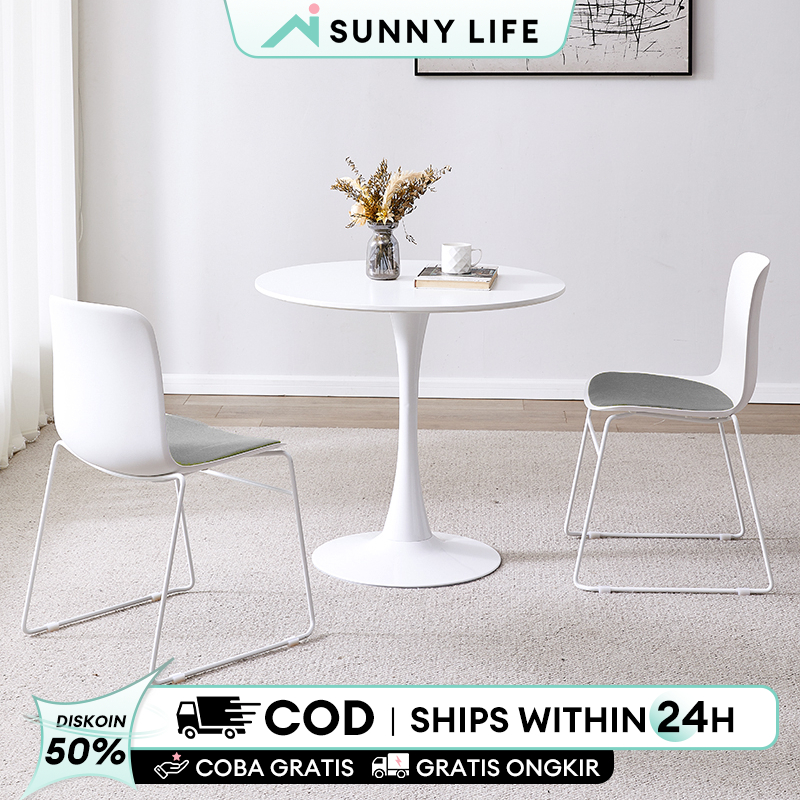 Meja Bulat Meja Makan Minimalis Meja Bulat Putih Meja Cafe Minimalis Meja Teras Meja Samping Tamu