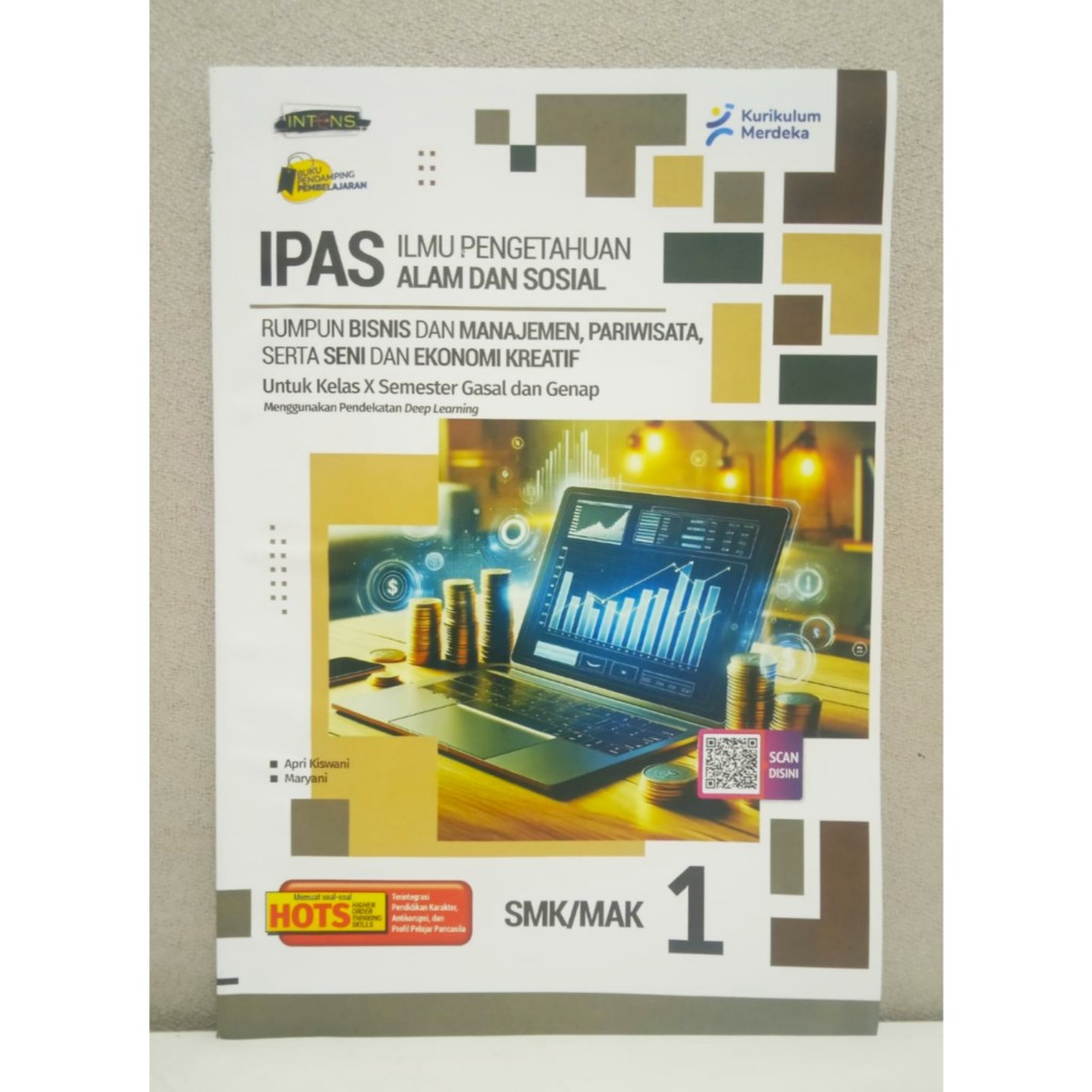 LKS Kurmer Putra Nugraha INTENS Ilmu Pengetahuan Alam Dan Sosial IPAS SMK Kelas 10 Satu Tahun Rumpun