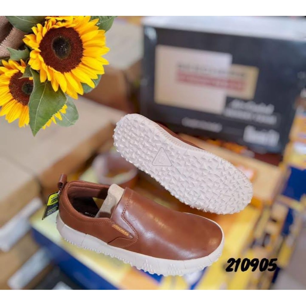 Promo  Sepatu Skechers kulit Pria -210905 original murah