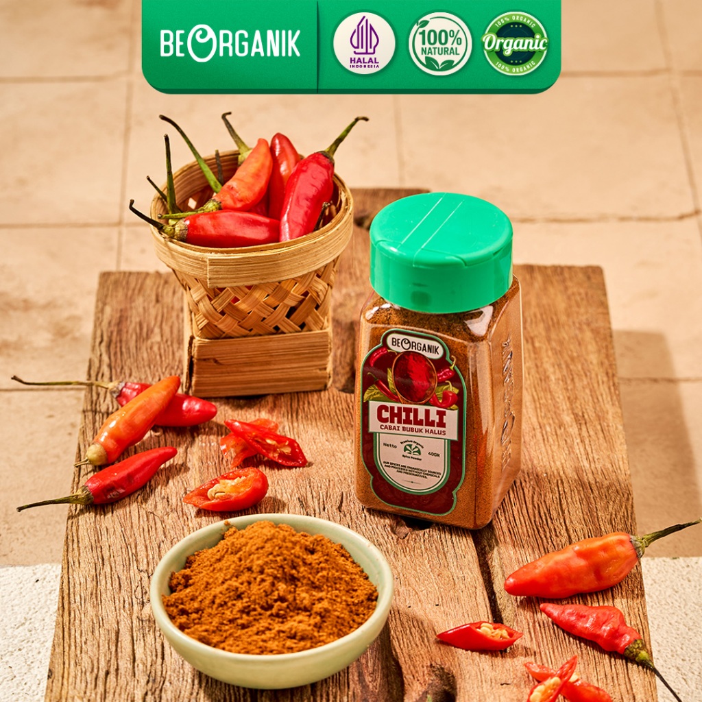 

Beorganik Chilli Powder / Cabe / Cabai Bubuk Halus