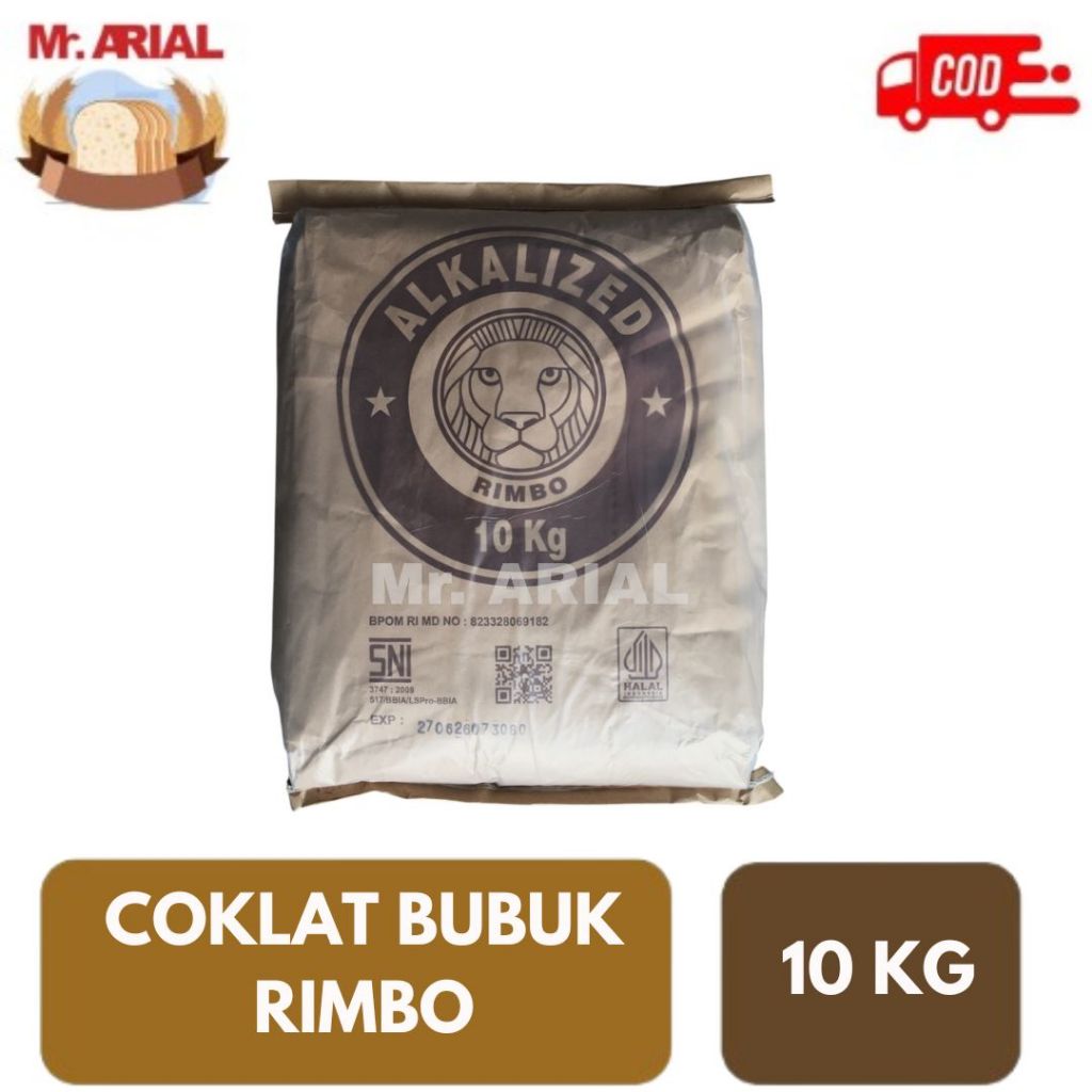 

coklat bubuk Rimbo 10 kg/ Coklat bubuk tawar
