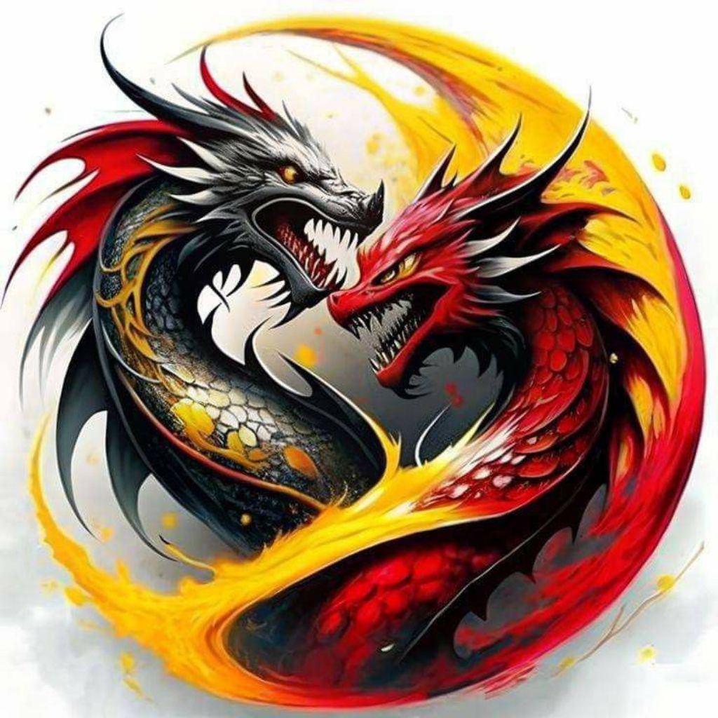 

stiker 3D naga keren, stiker print sudah cutting size 15 x 18 cm, anti air