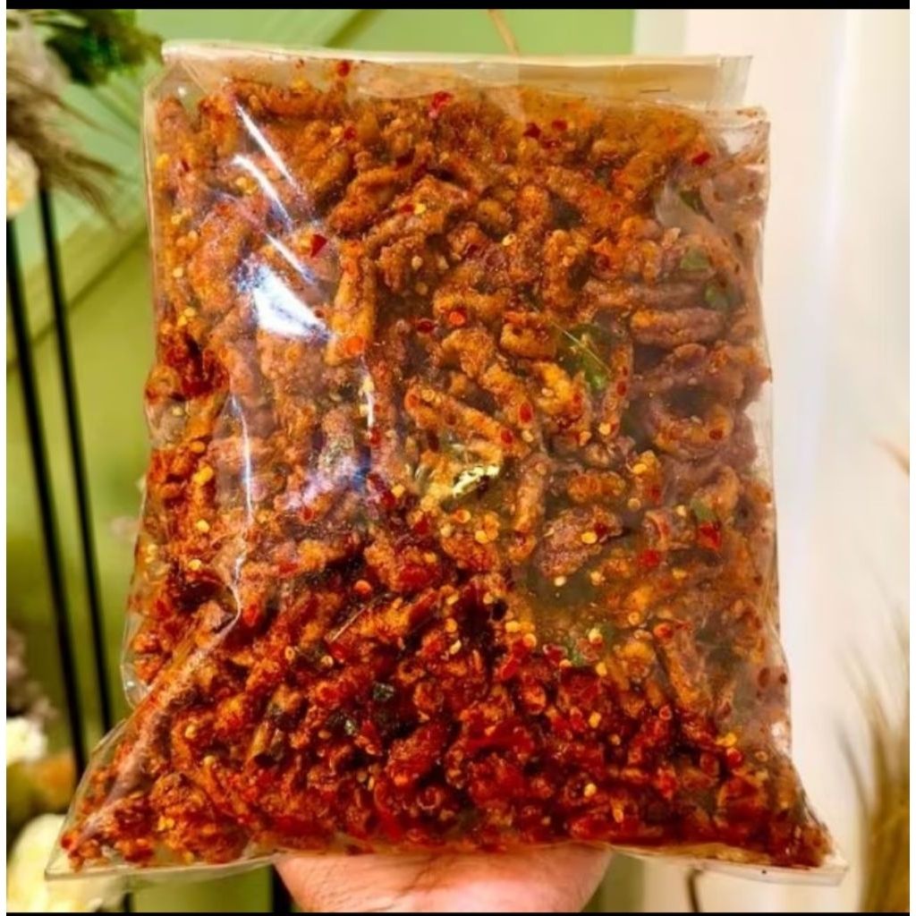 

USUS GORENG KRISPI EXTRA PEDAS DAUN JERUK ISI 1KG