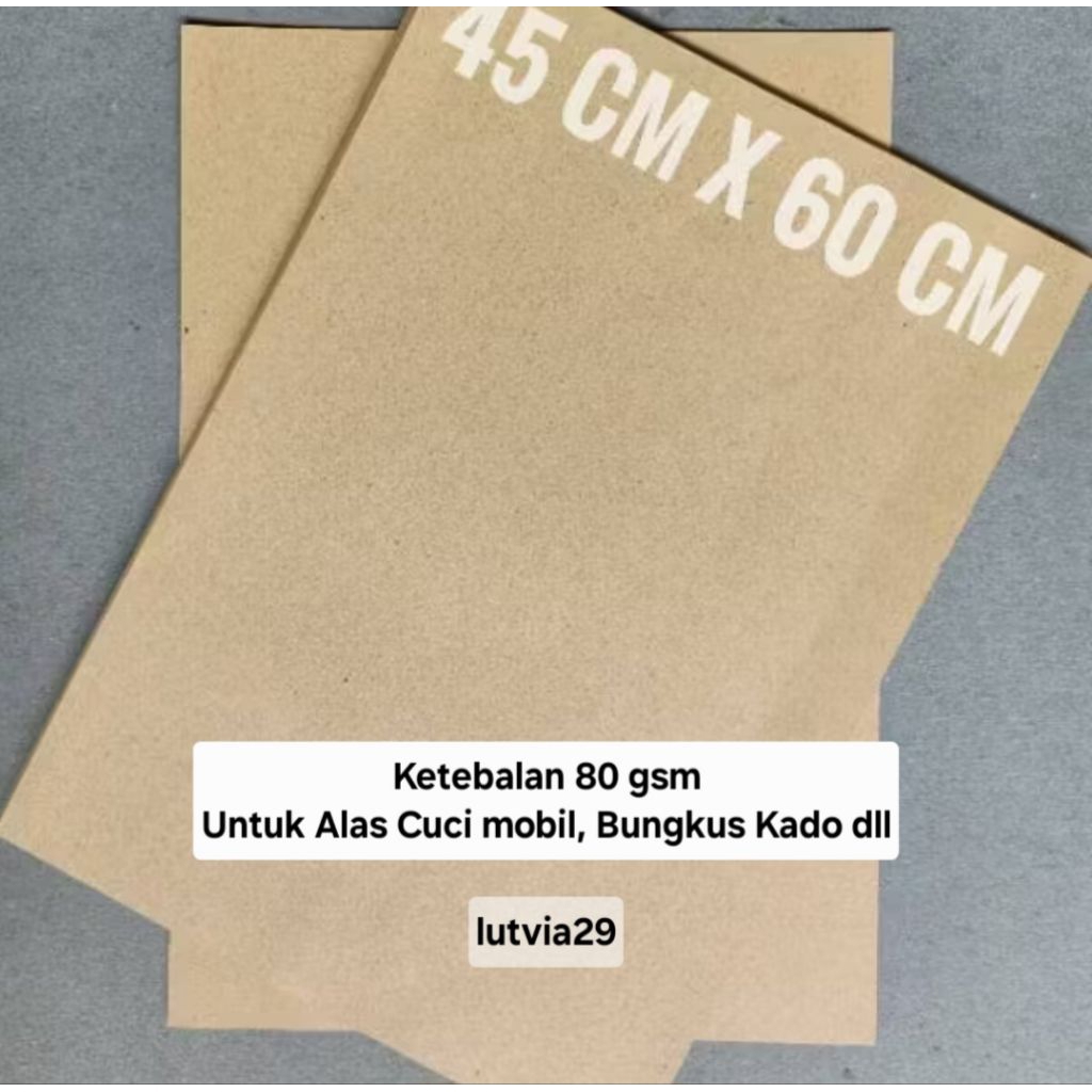 

ISI 250 LEMBAR KERTAS KRAFT 80 GSM 150 GSM KERTAS ALAS CUCI MOBIL KERTAS SAMSON 150 GSM 80 GSM KERTAS KRAFT COKLAT KERTAS PACKING HARGA GROSIR