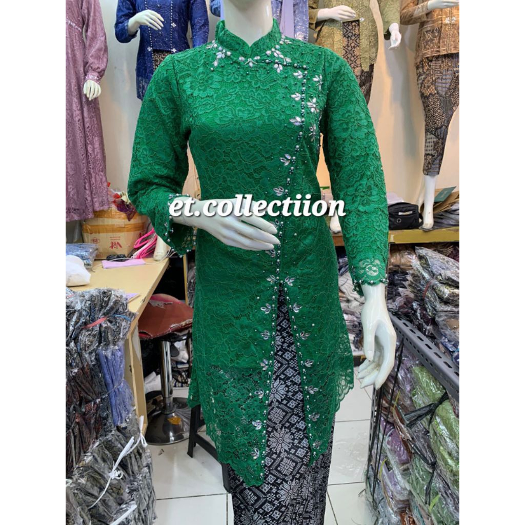 Terlaris Atasan Kebaya Kimono Ld 140 - Setelan Kebaya Modern - Kebaya Wisuda Jumbo