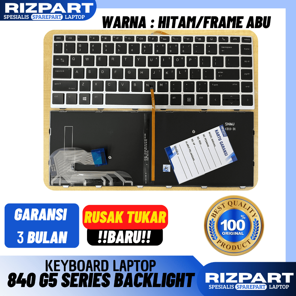 Keyboard LAPTOP HP Elitebook 745 G6 840 G5 840 G6 745-G6 840-G5 840-G6 - Polos BACKLIT NO BACKLIT