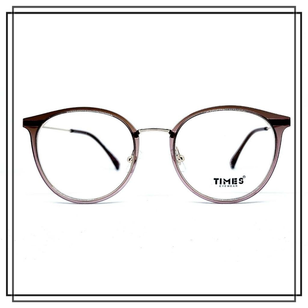 FRAME KACAMATA BULAT TIMES 2276 Model Keren Elegan ORIGINAL BRANDED Kualitas Bagus Harga MURAH