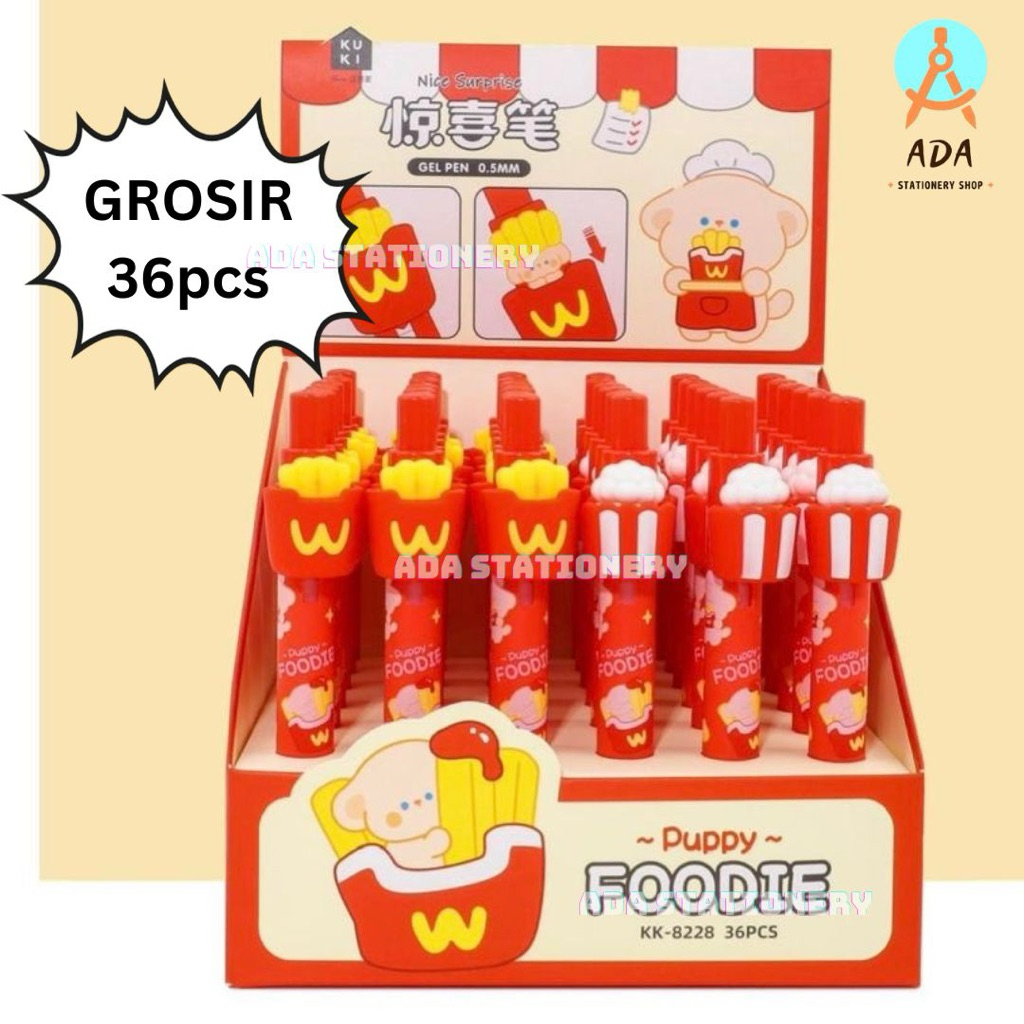 

GROSIR pen KUKI KK-8228 foody surprise / pulpen KUKI SURPRISE GROSIR/ballpoint premium