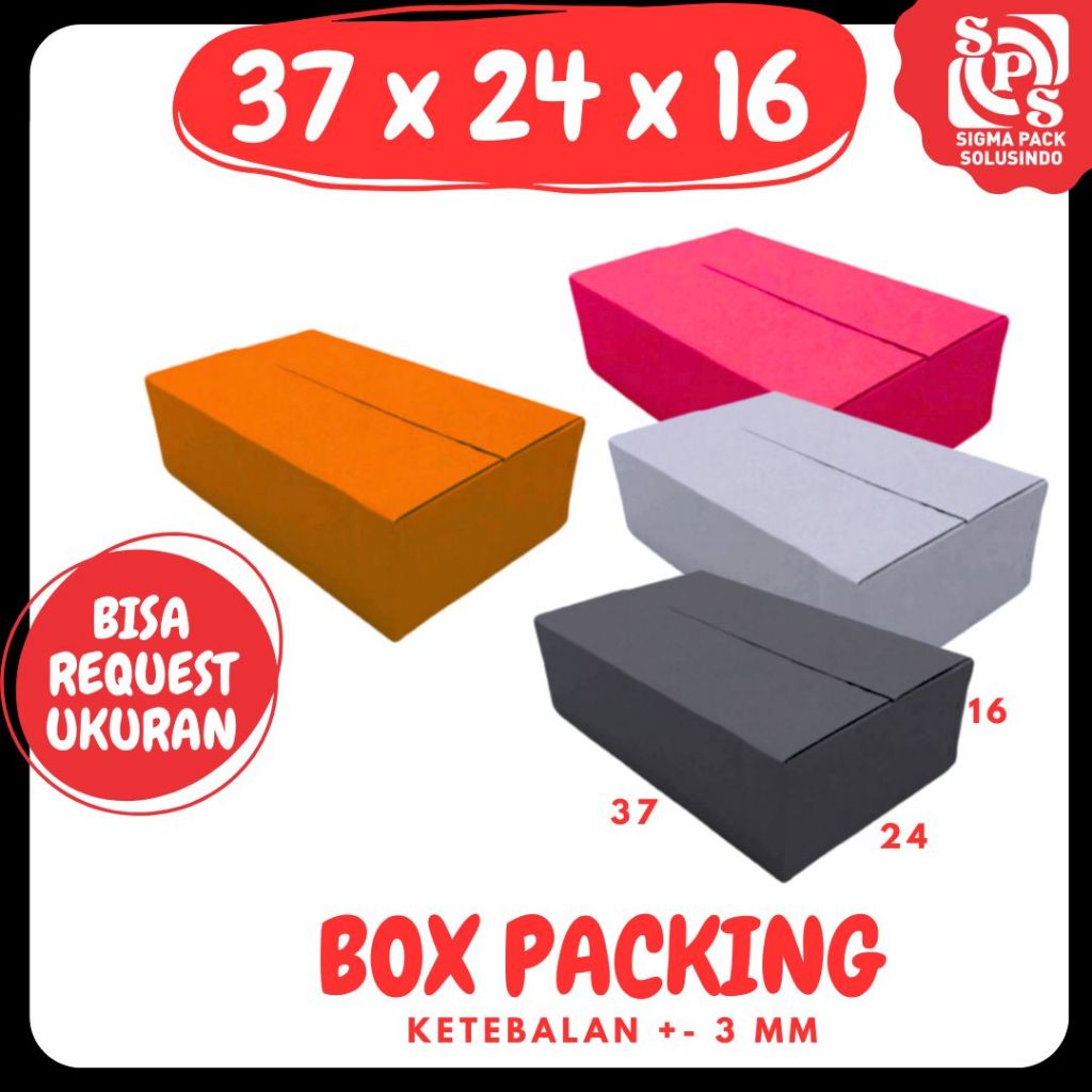 

Box 37x24x16 Kardus A1 Packing Karton Dus Kotak Kemasan Obat Mainan Olshop Souvenir Jamu Zigma Pack
