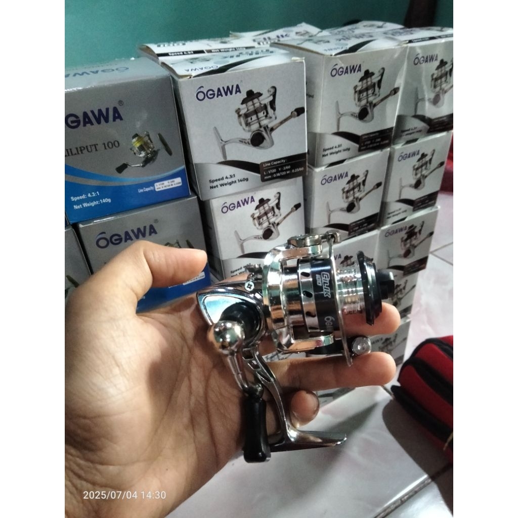 REEL OGAWA CILIK 100 FULL METAL REEL MURAH AWET