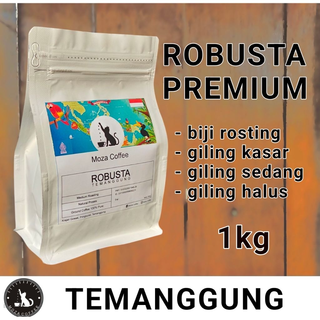 

kopi robusta temanggung 1kg, grade 1 (premium)